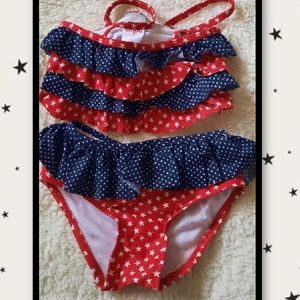 CIRCO AMERICANA RED WHITE BLUE BIKINI  4T